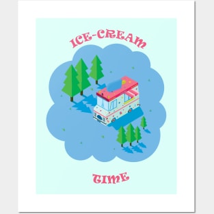 Ice Cream Truck Posters and Art